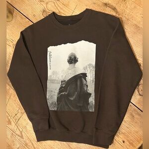 Taylor Swift Folklore Graphic Crewneck Sweater Small